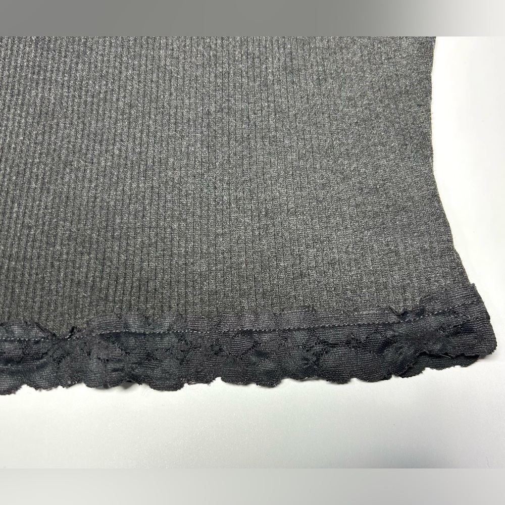 White Fox Grey Lace-trim Cami Sz XS - Picture 10 of 12